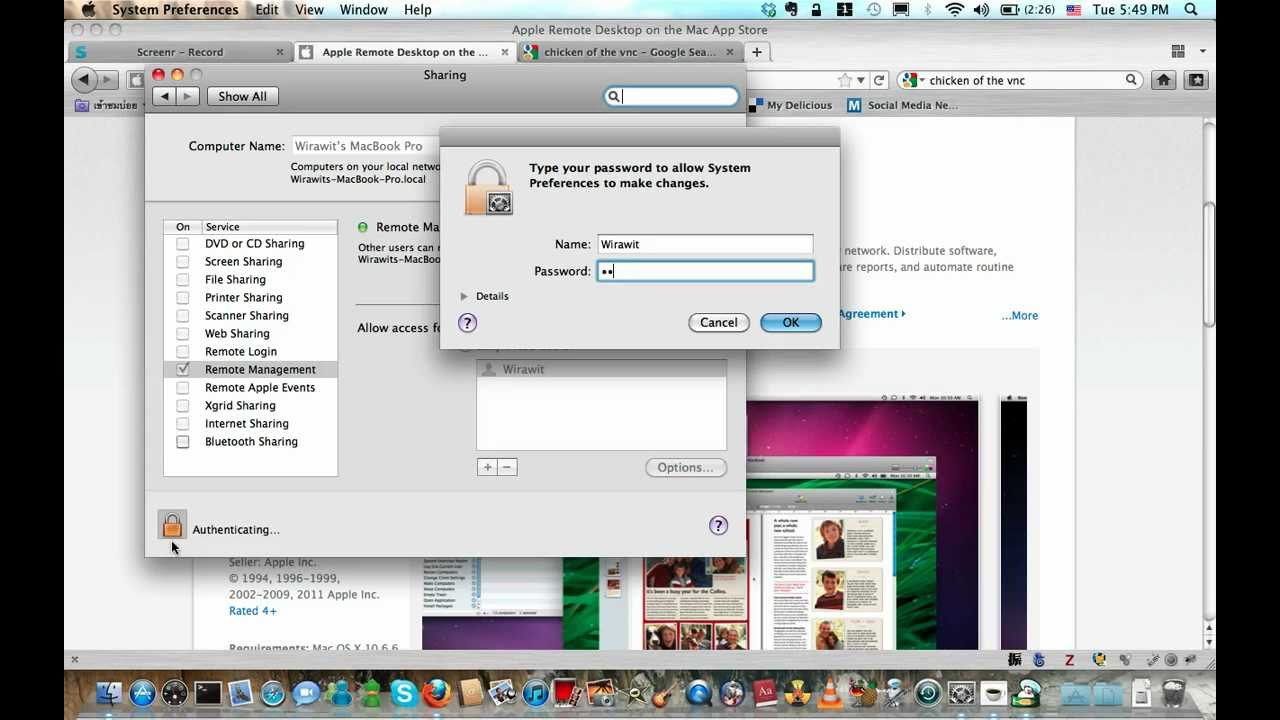Apple remote desktop for mac os x
